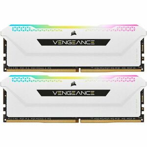 Memorie Vengeance RGB PRO SL White 32GB DDR4 3200MHz CL16 Quad Channel Kit imagine