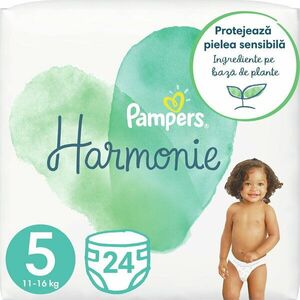 Scutece Pampers Harmonie Marimea 5, 11+ kg, 24 buc imagine