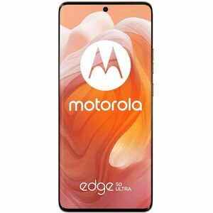 Telefon mobil Motorola Edge 50 Ultra, Dual SIM, 1TB, 16GB RAM, 5G, Peach Fuzz imagine