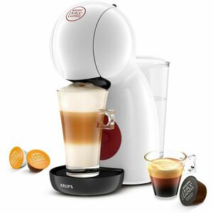 Espressor cu capsule KRUPS NESCAFÉ® Dolce Gusto® Piccolo XS KP1A3110, 15 bari presiune, 1600 W, capacitate rezervor 0.8 L, functie Eco, alb & rosu imagine