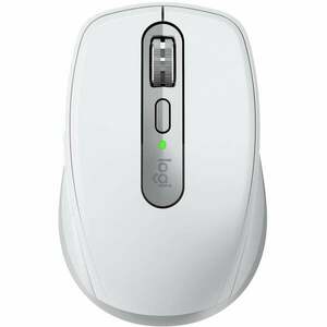 Mouse wireless Logitech MX Anywhere 3S for Mac, Bluetooth, Scroll MagSpeed, Multidevice, USB-C, Pale Grey imagine