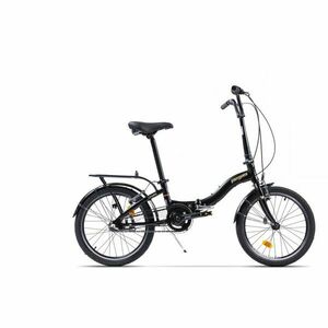 Bicicleta Pegas Camping 20 inch, Aluminiu 3S Negru Nisipiu imagine