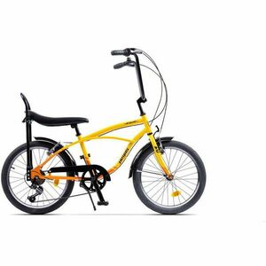 Bicicleta Pegas Strada Mini 7S, 20 inch, galben imagine