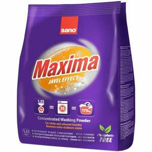 Detergent automat Sano Maxima Javel, 1.25kg imagine