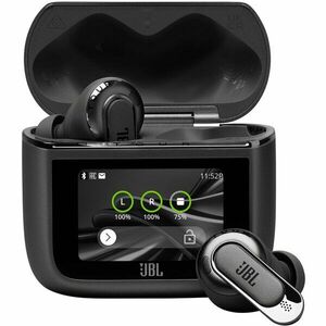 Casti In-Ear JBL Tour Pro 3, True Wireless, Bluetooth, True ANC, Smart Case, Spatial Sound, Autonomie 44 ore, Negru imagine