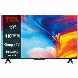 Televizor LED TCL 43P639, 108 cm, 4K, Smart Google TV, Clasa F imagine