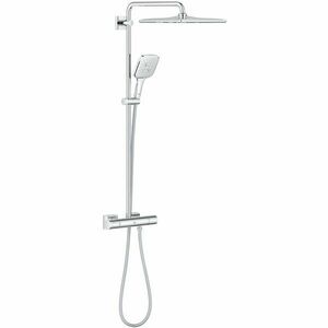 Sistem de dus Grohe SmartActive Cube 310, aparent, 310 mm, termostat, 1 functie, crom, 26652000 imagine