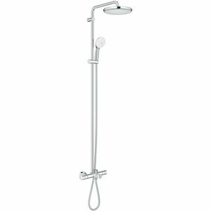 Sistem de dus Grohe Tempesta 250 26672001, aparent, pipa cada, termostat, 250 mm, 1 functie, crom imagine