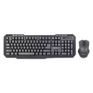 Kit Tastatura & Mouse Gembird Wireless KBS-WM-02 US Layout Black imagine