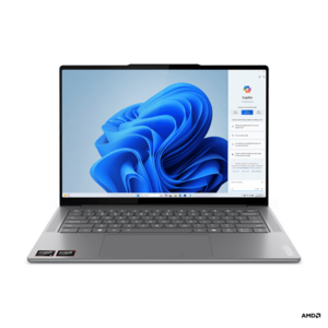 Laptop Lenovo Yoga Pro 7 14ASP9, 14.5' 2.8K (2880x1800) OLED 400nits Glossy, 100% P3, 100% sRGB, 120Hz, Eyesafe®, Dolby Vision®, DisplayHDR™ True Black 500, AGC Dragontrail™ Glass, AMD Ryzen™ AI 9 365 (10C / 20T, 2.0 / 5.0GHz, 10MB L2 / 24MB L3), video I imagine