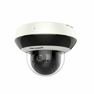 Camera supraveghere IP Dome PTZ HikVision DS-2DE2A404IW-DE3, 4 MP, 2.8 - 12 mm, IR 20 m, 4x optic, slot card, microfon, PoE imagine