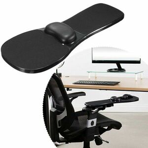 Suport ergonomic pentru mana cu mousepad gel, fixare scaun sau birou, 180 grade, RESIGILAT imagine