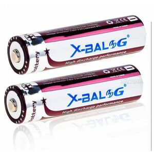 Set 2 Acumulatori X-Balong Li-Ion Tip 18650, 8800 mAh, 3.7V, terminal cu varf imagine