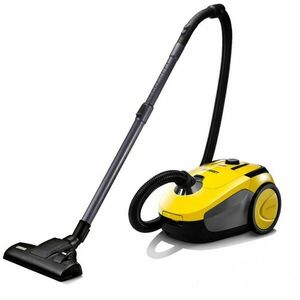 Aspirator cu sac Karcher VC 2 , 700W, 2 l, Tub telescopic din metal, HEPA 13, accesorii, Galben imagine