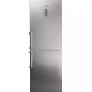 Combina frigorifica Hotpoint HA70BE72X, 444 l, Clasa E, Full No Frost, Fresh zone, Fast cooling, Fast freezing, H 195.5 cm, Inox imagine