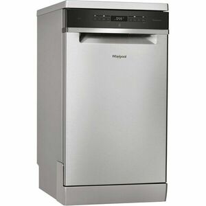 Masina de spalat vase Whirlpool WSFO 3O23 PF X, 10 seturi, 7 programe, Al 6-lea Simt, 45 cm, clasa E, inox imagine