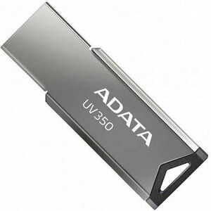 USB Flash Drive ADATA UV350 32GB, silver metalic, USB 3.2 imagine