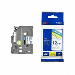 Brother TZE233 Tape 12mm Blue/White Ribbon Cartridge imagine