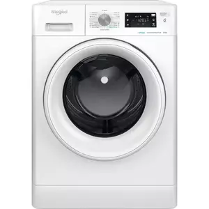 Masina de spalat rufe Whirlpool FreshCare+ FFB9458WVEE, 9kg, 1400 RPM, Clasa B, Steam Refresh, Tehnologia al-6lea Simt, Motor Inverter, Alb imagine