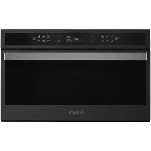 Cuptor cu microunde incorporabil Whirlpool W6MD440BSS, 6th Sense, 31 l, 1000 W, Grill, Steam&Boil, Touch control, Negru imagine