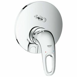 Baterie cada dus monocomanda incastrata, crom, Grohe Eurostyle imagine