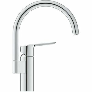 Baterie bucatarie Grohe Start OHM sink C-spout, monocomanda, cartus ceramic, pipa inalta pivotanta, aerator, 339 mm, Crom imagine