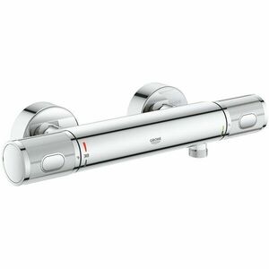 Baterie dus Grohe Precision Feel 34790000, 1/2'', aparenta, termostat, anti-oparire, limitator presiune, EcoButton, crom imagine