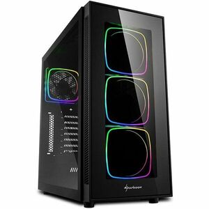 Carcasa TG6M RGB ATX, Mid-Tower, fara sursa, ATX, Black imagine