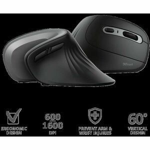 Trust Verro Ergonomic Wireless Mouse imagine