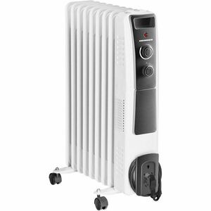 Calorifer electric cu ulei Heinner HOH-Y09WB, 2000 W, 9 elementi, protectie supraincalzire, termostat reglabil, alb imagine