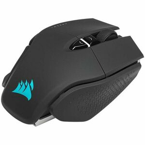 Mouse gaming wireless Corsair M65 Ultra, iluminare RGB, switchuri optice Omron, gyro and accelerometru integrat, 2.4GHz Slipstream & Bluetooth, 26K DPI, Negru imagine