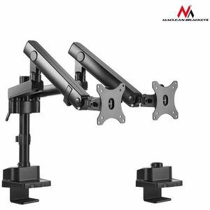 Desk holder 2 LED screens 17-32 '' 2x8kg, vesa 75x75, 100x100, MC-812 imagine