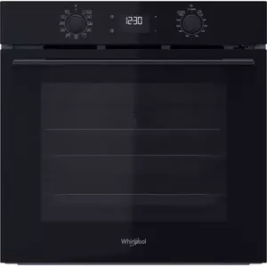 Cuptor incorporabil Whirlpool OMK58RU0B, Electric, Multifunctional, 71 l, Autocuratare pirolitica, Display, Clasa A+, Negru imagine