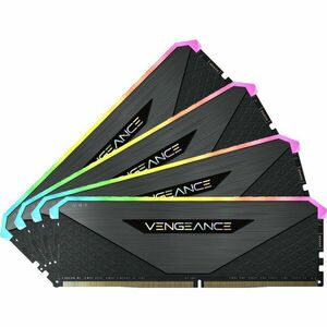 Memorie Corsair Vengeance RGB RT Gunmetal 64GB DDR4 3600MHz CL18 Quad Channel Kit imagine