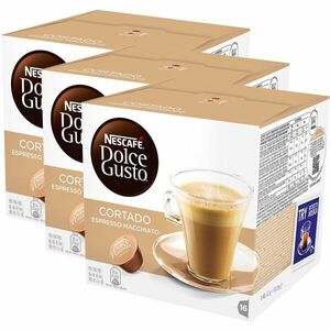 Set 3 x Capsule Nescafé Dolce Gusto Cortado Espresso Macchiato, 48 capsule, 302.4g imagine