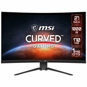 Monitor LED MSI Gaming MAG 275CQRF-QD Curbat 27 inch QHD VA 1 ms 170 Hz USB-C KVM HDR FreeSync Premium imagine