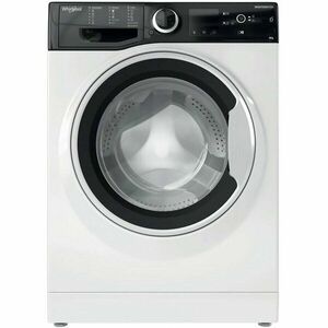 Masina de spalat rufe slim Whirlpool WRBSS 6249 S EU, 6 kg, 1200 rpm, Clasa C, Motor Inverter, Display digital, Alb/Negru imagine