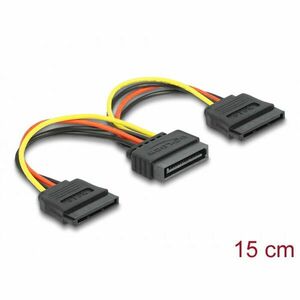 Cable power SATA 15pin > 2x SATA HDD - straight imagine