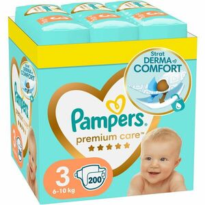 Scutece Pampers Premium Care XXL Marimea 3, 6-10 kg, 200 buc imagine