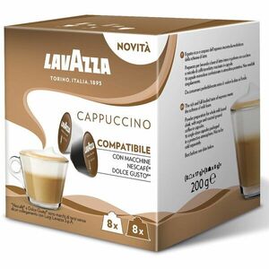 Capsule Lavazza Cappuccino, compatibile Dolce Gusto, 16 capsule, 128 gr imagine