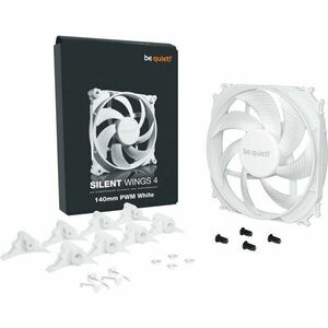 Ventilator / radiator be quiet! Silent Wings 4 140mm PWM White imagine