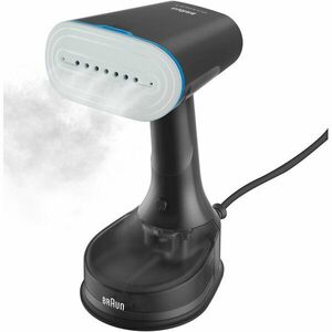 Aparat de calcat vertical cu abur Braun GS5031BL 0X13810101, 1200W, abur variabil 25 g/min, rezervor detasabil 150 ml, talpa Dual FreeGlide 3D, incalzire rapida 45 sec, perie pentru tesaturi groase, Albastru imagine