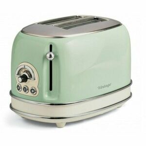 Prajitor de paine Ariete, 0155 Vintage, 810 W, 2 Felii, verde imagine