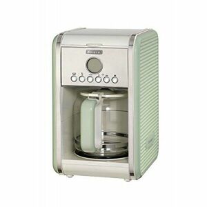 Filtru de cafea Ariete 1342 Vintage, 4-12 cesti, Display LCD, Crem / Verde imagine