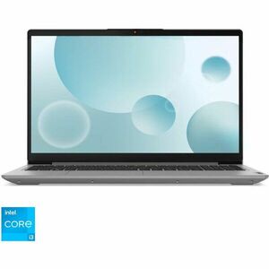 Laptop Lenovo 15.6'' IdeaPad 3 15IAU7, FHD, Procesor Intel® Core™ i3-1215U (10M Cache, up to 4.40 GHz, with IPU), 8GB DDR4, 512GB SSD, Intel UHD, No OS, Arctic Grey imagine