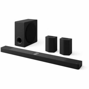 Soundbar LG S95TR, 9.1.5 , 810W, Dolby Atmos, Airplay2, Kit Wireless Surround 6 canale , Subwoofer Wireless, HDMI, USB, Negru imagine