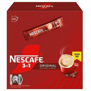 Pachet Nescafe 3 in 1 Original, 24 plicuri x 15.5 gr imagine