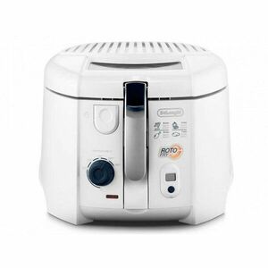 Friteuza De'Longhi RotoFry F 28533W, 1800 W, 1.2 l, Recipient colectare condens, Argintiu imagine