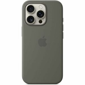 Husa de protectie Apple Silicone Case with MagSafe pentru iPhone 16 Pro - Stone Gray imagine