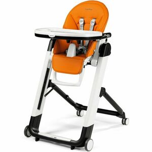 Scaun de masa 2 in 1 Peg Perego, Siesta Follow Me, Arancia, de la nastere imagine